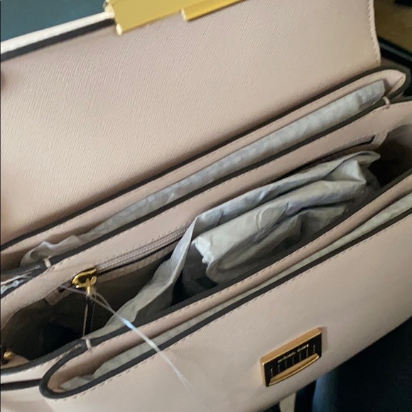 New Michael Kors Rochelle Soft Pink LeatherSatchel - Picture 5 of 5